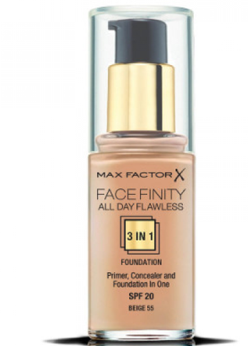  3in1 Flawless Liquid Foundation- Beige 55 