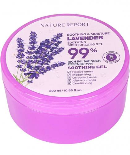 Nature Report Lavender Soothing Moisturizing Gel, 300 ml