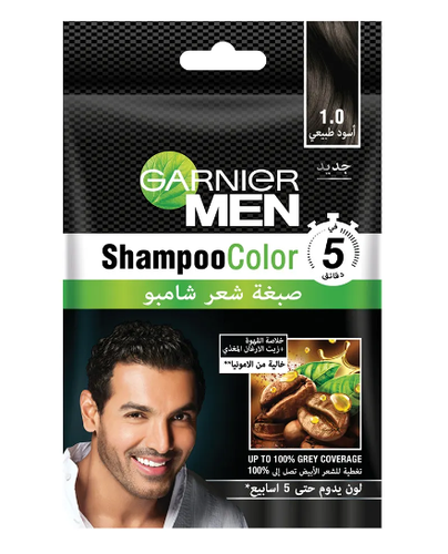 Garnier Men Shampoo Color-1.0 Black 
