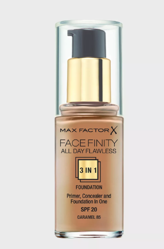  3in1 Flawless Liquid Foundation-85 Caramel 