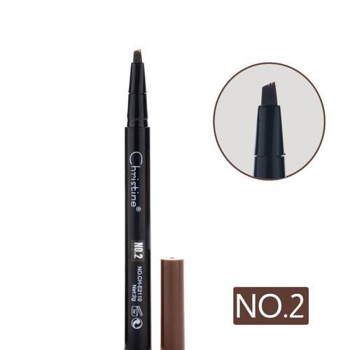 Christine Sharp Liquid Eyebrow Pen Waterproof-02 Brown