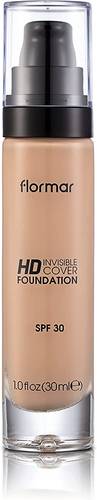Flormar Invisible Cover HD Foundation-40 Light Ivory