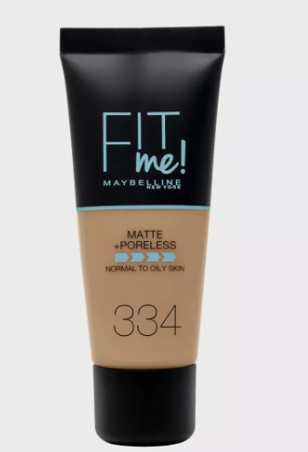 Maybelline Fit Me Matte & Poreless Foundation 334 warm tan