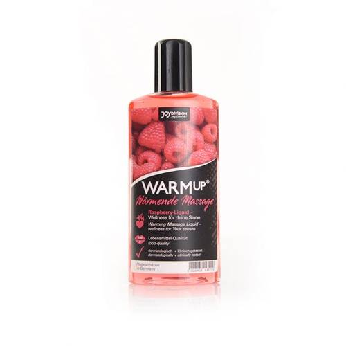 Raspberry scent massage oil from Worm Up-150ml