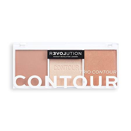 Revolution Relove Colour Play Contour Trio Palette - Baked Sugar