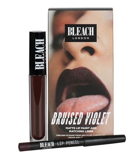 Bleach London Lip Kit Bruised Violet