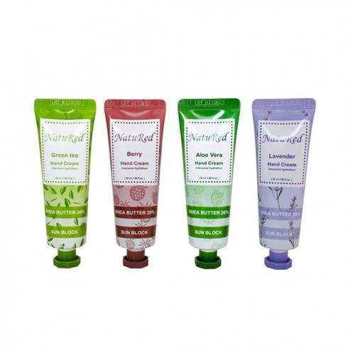 Hand cream for daily moisturizing and sun protection.