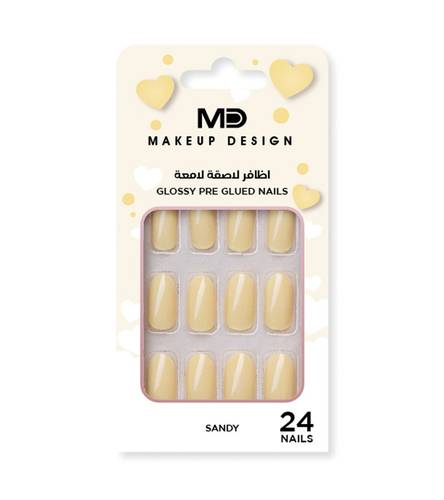 MD Glossy Pre Glued Nails-NG18