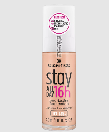 Essence Stay ALL DAY 16h Long-Lasting Foundation-10 Soft Beige