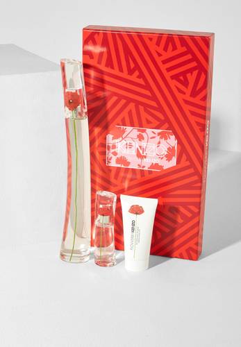 مجموعة عطر فلاور 100 مل + عطر 15 مل + حليب كريمي للجسم
