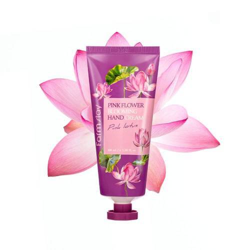 Farm Stay Pink Flower Pink Lotus Hand Cream-100ml