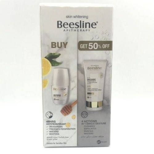 Beesline Whitening 4 in 1 Face Wash + Whitening Deodorant 50 ml