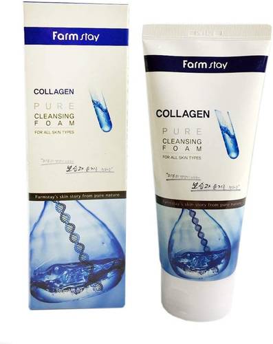 Farm Stay Pure Cleansing Foam Collagen-180 ml