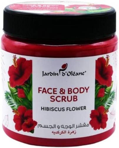 Jardin Oleane Face and Body Scrub Hibiscus flower