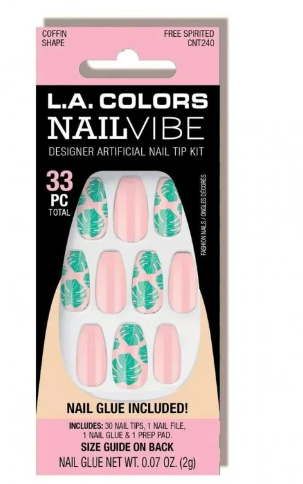 L.A. COLORS Nail Vibe 33PC