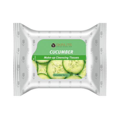 Skinlite Cucumber Make-up Cleansing Tissues-30 Tissues