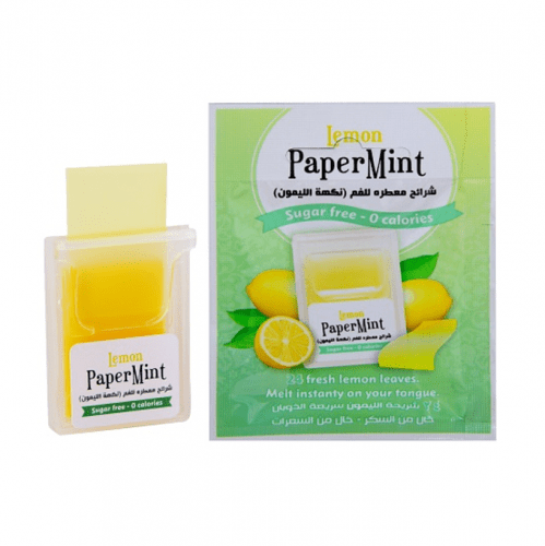 Paper Mints Lemon Strips - 24 slices