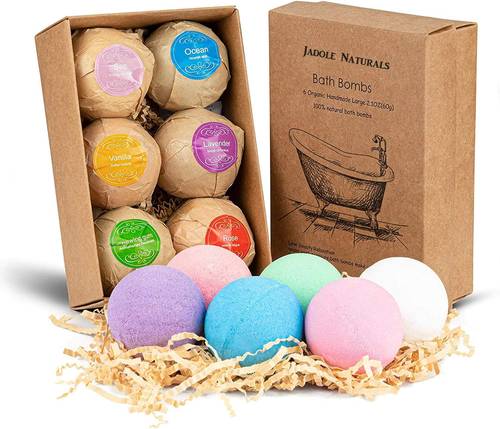 SCIENISH Organic Bath Bombs Gift Set