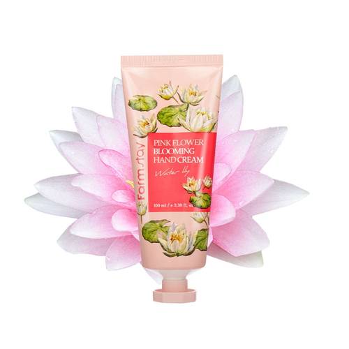 Farm Stay Pink Flower Water Lily Hand Cream-100ml