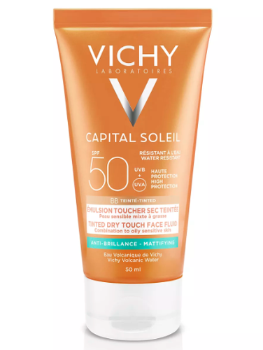 Capital Soleil BB Tinted Dry Touch Face Fluid SPF 50