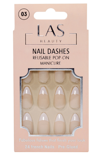 Las Beauty French Nail Dashes Reusable Pop-on-03