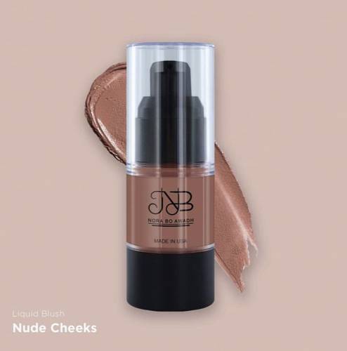Nude Cheeks Liquid Blush by Nora Bou Awadh .