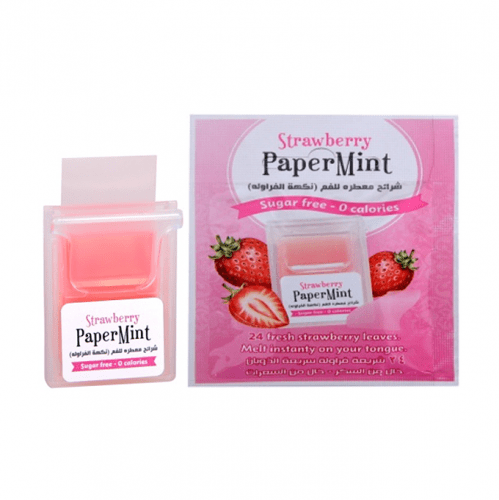 Paper Mints Strawbary Strips - 24 slices