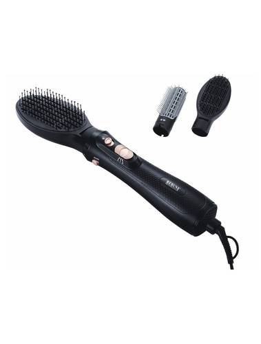 Hair styler with 2 attachments