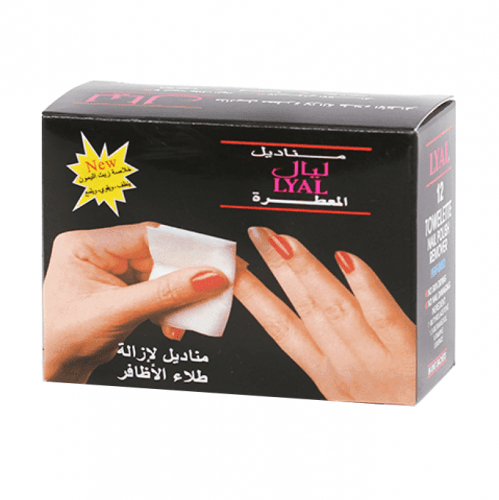 Lyal Towelettes Nail Polish Remover-24 Towelettes