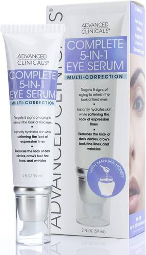 Advanced Clinicals 5-in-1 Multi Correction anti-aging Eye Serum-59ML