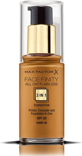  3in1 Flawless Liquid Foundation- 95 Tawny 