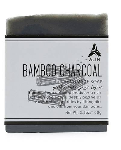 BAMBOO CHARCOAL HANDMADE SOAP 100G