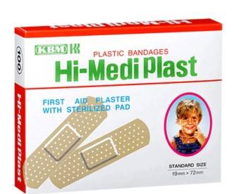 Hi Medi Plast Box of 40 Size 19x72mm Kinmed
