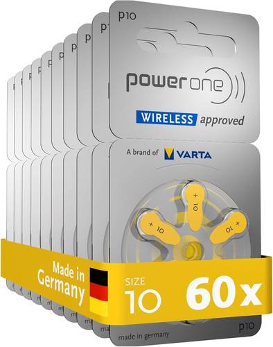 Power One Original Hearing Aid Battery P10