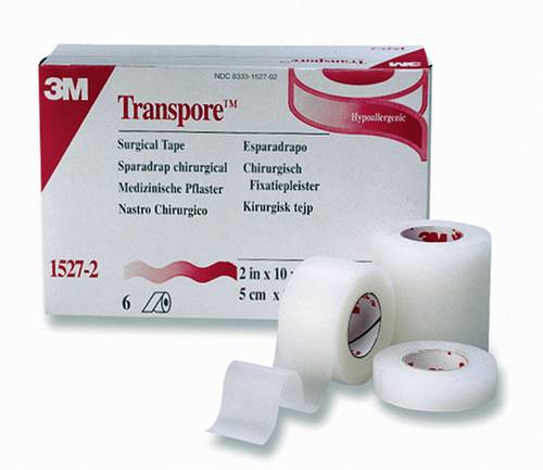 MICROPORE SURGICAL PLASTER TRANSPARENT 5CM 1527-2