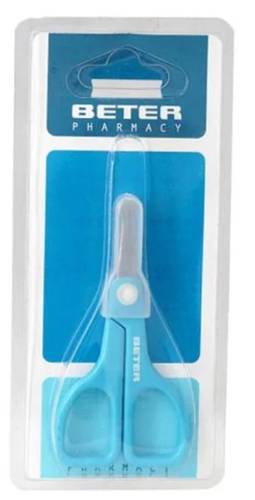 BETER 24154 BABY MANICURE SCISSORS PLASTIC HANDLE 9.2CM 9426