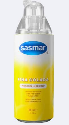 SASMAR PINA COLADA PERSONAL LUBRICANT PUMP 60 ML