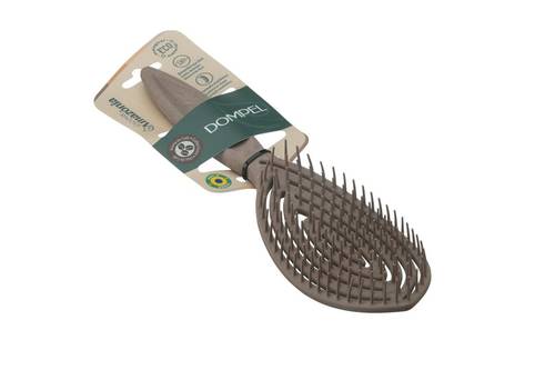 DOMPEL SILICON BRUSH NATURAL WITH COFFEE SCENT BROWN 8105