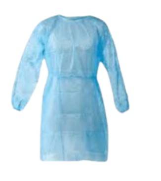 Isolation Gown Yellow/Blue Pack 10Pcs