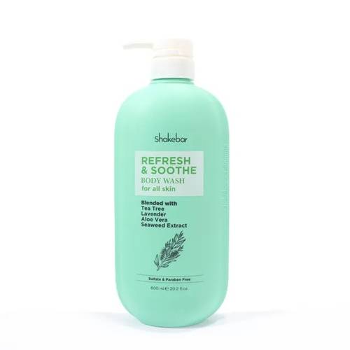 SHAKEBAR REFRESH AND SOOTHE BODY WASH FOR ALL SKIN 600ML