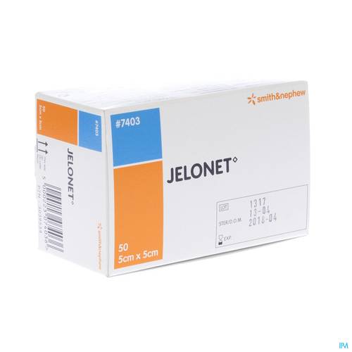 Jelonet Paraffin Gauze Dressing 5x5cm Sterile 7403