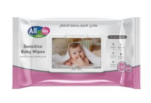 ALL DAY WIPES SENSITIVE BABY 120 WIPES 6942