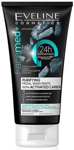 Eveline Face Med Activated Carbon Purifying Cleanser for Oily Skin 15ml