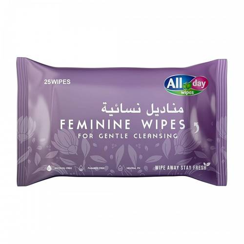 ALL DAY FEMININE 25 WIPES