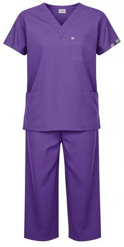 Scrub Suit Purple Color