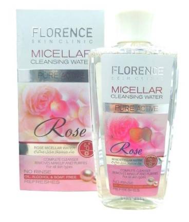 FLORENCE MICELLAR CLEANSING WATER PURE ACTIVE ROSE 200 ML