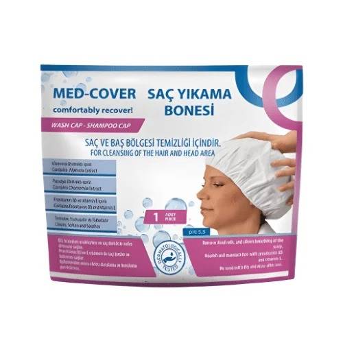 غطا غسيل الشعر بدون ماء MED-COVER