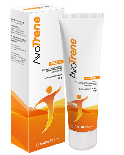 Avalon, Avotrene Emulgel Reduces Pain, Swelling & Inflammation - 50 Gm