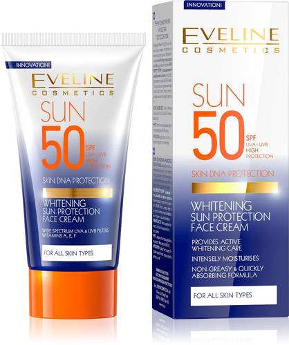 Eveline Sunscreen SPF 50 for Lightening All Skin Types 50ml