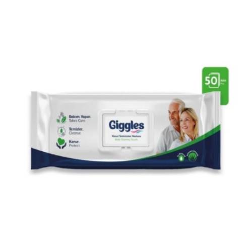 Giggles Wet Wipes for Body Cleaning 50Pcs